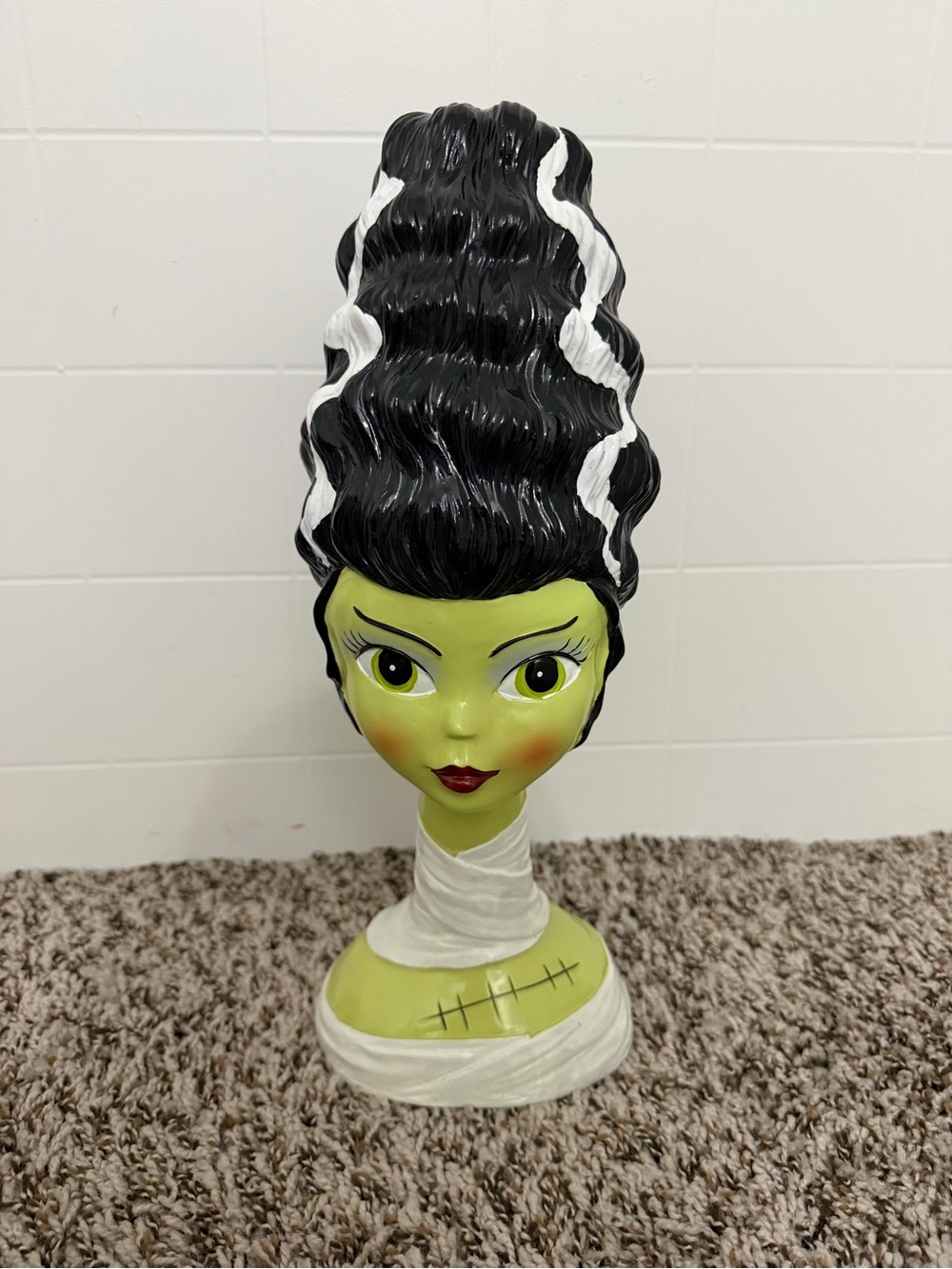 Halloween Bride of Frankenstein Bust